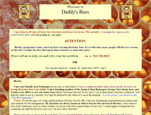 Tablet Screenshot of daddysbees.com